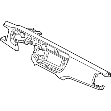 Kia 847301W100DCM Panel-Crash Pad Main Reinforcement