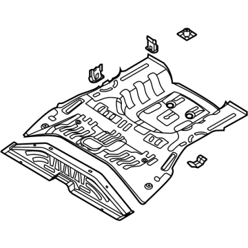 Kia 65510Q4000 Panel Assembly-Rear FLOO