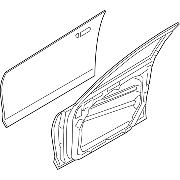 Kia 76004J6000 Panel Assembly-Front Doo