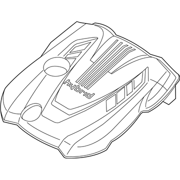 Kia 292402G820 Engine Cover Assembly