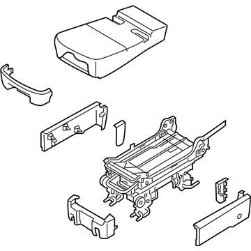 Kia 89101A9021DLK Cushion Assembly-2ND Sea