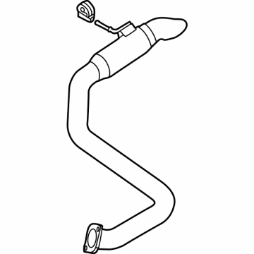 Kia 28710R0100 MUFFLER Assembly-Rear