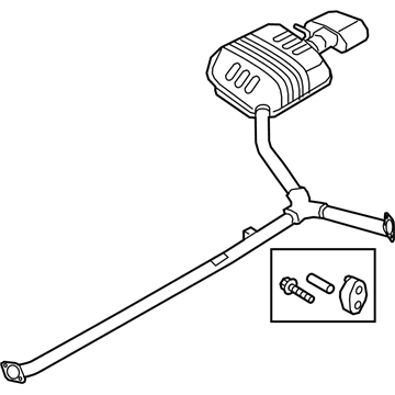 2018 Kia Optima Muffler - 28711D5600