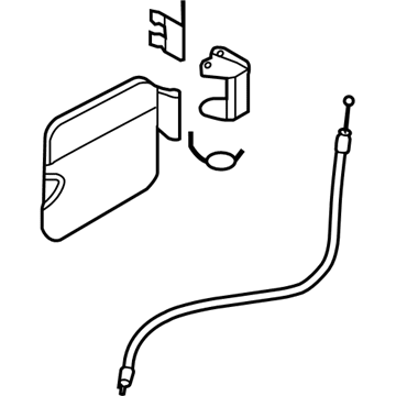 Kia 0K53A42410 Lid Assembly-Fuel Filler