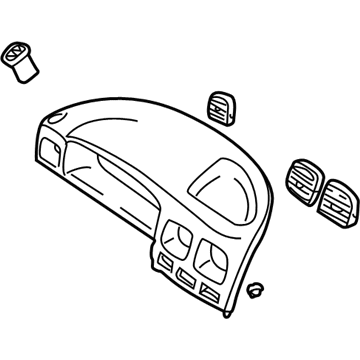 Kia 0K30A55420 Hood Assembly-Meter