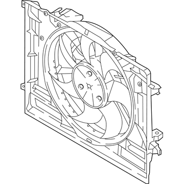 2021 Kia Stinger Cooling Fan Assembly - 25380J5100