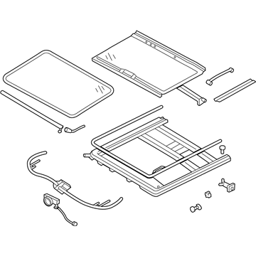 Kia 816002G010J7 Sunroof Assembly