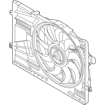 2023 Kia Sorento Cooling Fan Assembly - 25380P2500