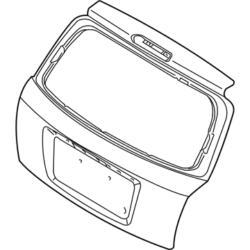 Kia 737002F250 Panel Assembly-Tail Gate