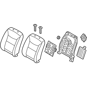 Kia 883051U170LAA Back Assembly-Front Seat Driver