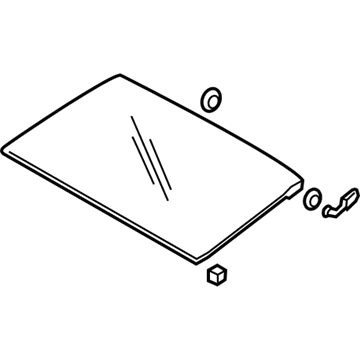 Kia 816303R500 Panoramaroof Moving Glass Assembly