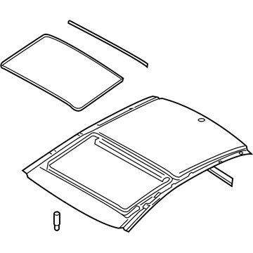 Kia 816103R511 Panoramaroof Frame Assembly