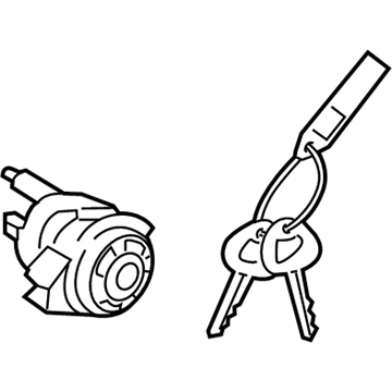 Kia 81900H9C00 Key Sub Set-Steering