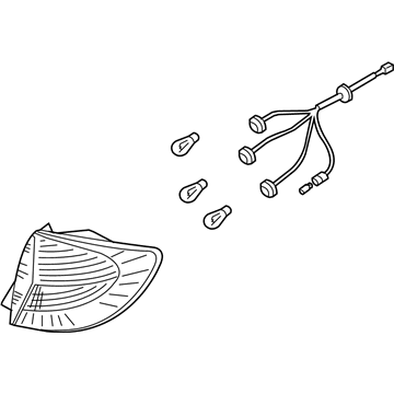 Kia 0K3AL51160 Lamp-Rear Combination,LH