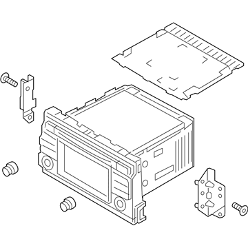 Kia 96180D5100WK Audio Assembly