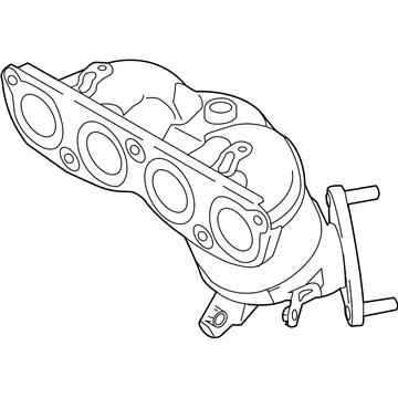 Kia 285102ELD0 Exhaust Manifold Catalytic Assembly