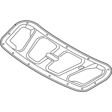 Kia 81125G5000 Pad-Hood Insulating