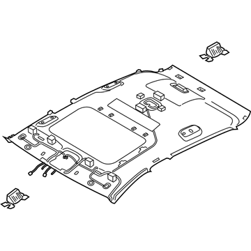 Kia 85410J5500TWK Headlining Assembly