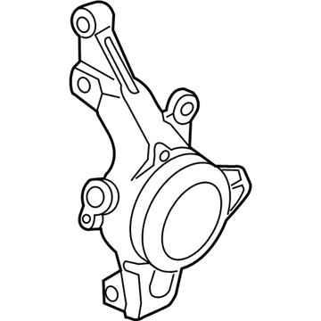 Kia 51711F6000 Knuckle-Front Axle,R