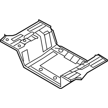 Kia 65513A8000 Panel Assembly-Rear Floor