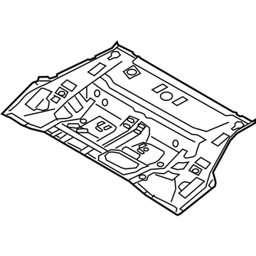 Kia 65511A8500 Panel Assembly-Rear Floor