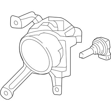 Kia 92202A9500 Front Fog Lamp Assembly