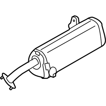 Kia 287002K010 Main Muffler Assembly