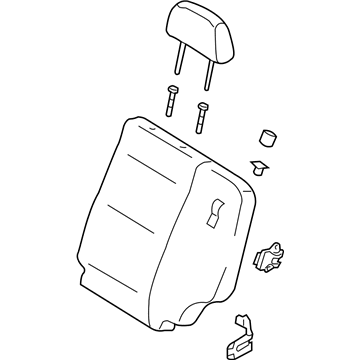 Kia 893003E210CY2 Back Assembly-Rear Seat,LH