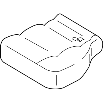 Kia 891003E210FC3 Cushion Assembly-Rear Seat