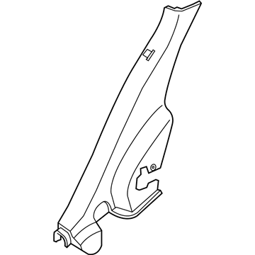 Kia 858901M200WK Trim Assembly-Rear Wheel House