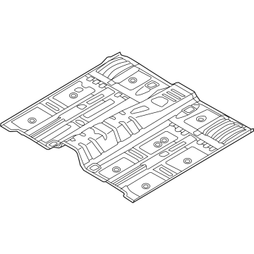 Kia 65100P4000 Panel Assembly-Floor,Ctr