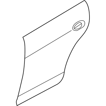 Kia 0K2NA72031 Door-Rear Outer,RH