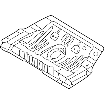 Kia 0K2AA53720B Panel-Center Floor