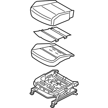 Kia 88100K0020SQ1 Cushion Assembly-Fr Seat