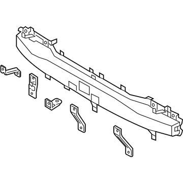 Kia 866302K500 Rail Assembly-Rear Bumper