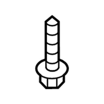 Kia 1244105167K Tapping Screw-HEXAGON Head