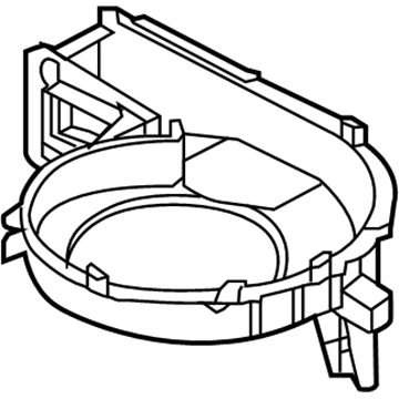 Kia 97112A8000 Case-Blower,Lower