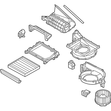 Kia 97207A8030 Blower Unit