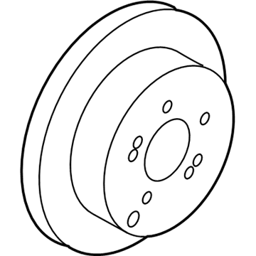 Kia Optima Brake Disc - 5841139600