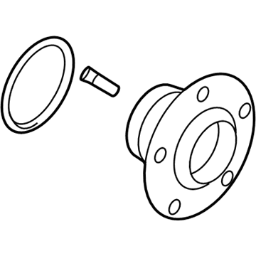 Kia 527102E100 Rear Wheel Hub Assembly