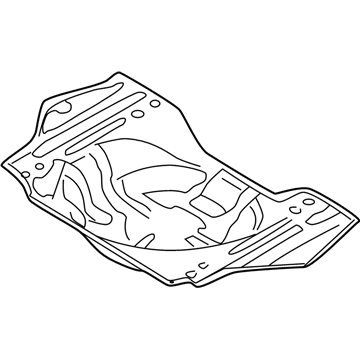 Kia 0K32A53730A Panel Assembly-Trunk Floor