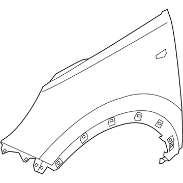 Kia 663213W000 Panel-Fender,RH