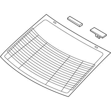 Kia 871101M300 Glass Assembly-Rear Window