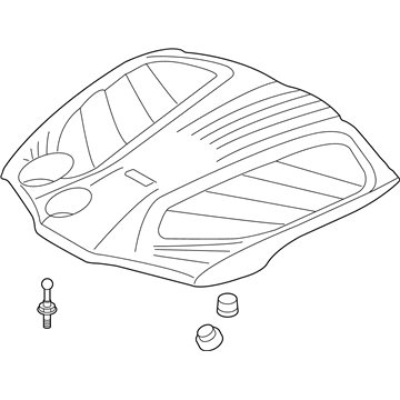 Kia 292403CFC0 Engine Cover Assembly