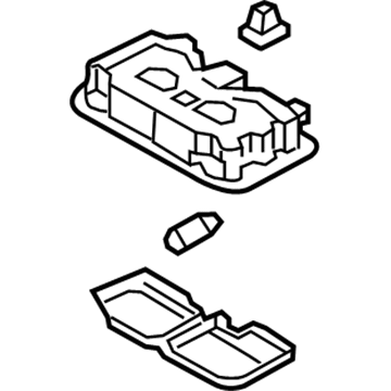 Kia 92850D4000CGA Lamp Assembly-Room