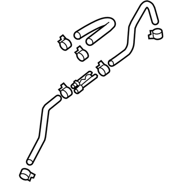 Kia 591302S100 Hose Assembly-Brake Booster