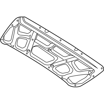 Kia 811244D000 Insulation-Pad Hood