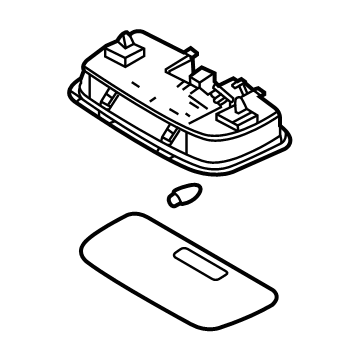 Kia 92850Q5000WK Lamp Assembly-Room