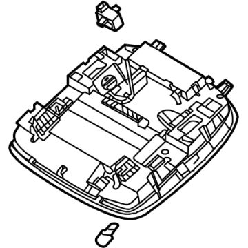 Kia 92800L2050DNN Lamp Assembly-Overhead C