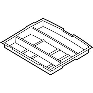 Kia 857151F501 Tray-Luggage,Center